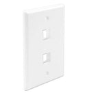 FP02PWH-SPK FACEPLATE 2 PORT 25 PK WHITE