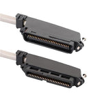 25-PAIR CABLE ASSEMBLY, F-M, 90Â°, 10'
