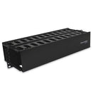 HORIZONTAL CABLE MGR 2U DOUBLE SIDE