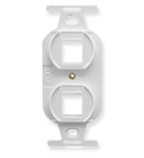 INSERT, ELECTRICAL, 2-PORT, WHITE