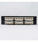 ADAPTER PANEL, 6 QUAD LC, 24F, BEIGE, MM