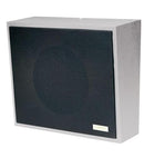 8in Amplified Wall Speaker, Metal, Black