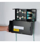 WALL ENCLOSURE,FIBER,2-PANEL,SINGLE DOOR