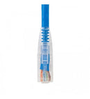 PATCH CORD CAT5e CLEAR BOOT 25' BLUE