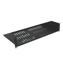 2U, 10in Deep Single Sided Vented Shelf