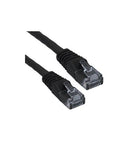 CAT6 PATCH CORD BOOTED 30' BLACK