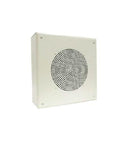 8in Amplified Ceiling Spkr Square Grille