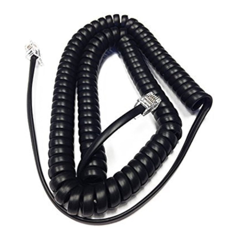 Comdial Executech 6000 Series 14' Handset Cord (Flat Black)