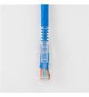 PATCH CORD CAT6 CLEAR BOOT 10' BLUE