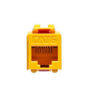MODULE, CAT 6, EZ, YELLOW