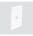 FP01PWH FACEPLATE 1 PORT WHITE