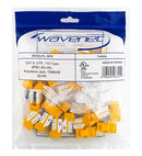 CAT6 JACK YELLOW 25 PACK