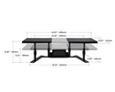 Allsop 31883 monitor mount / stand 24" Black