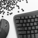 Logitech Wave Keys and Lift Combo keyboard Mouse included Universal Bluetooth QWERTY US English Graphite