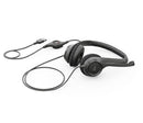 Logitech 981-000014 headphones/headset Wired Head-band Office/Call center USB Type-A Black