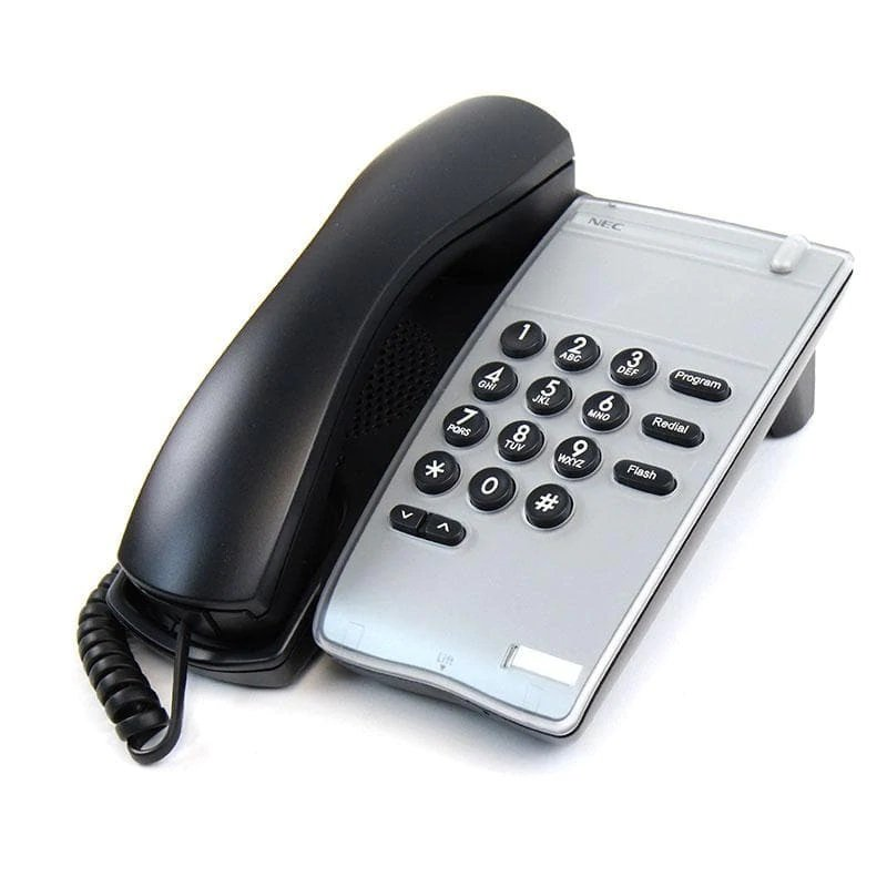 NEC DTR-1-1 Single-Line Phone (780020, Black, Refurbished)
