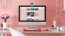 Logitech 956-000048 mouse pad Pink