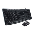 Logitech Media Combo MK200 Keyboard & Mouse 920-002714 (New)