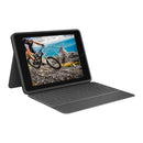 Logitech Rugged Folio Keyboard/Cover Case iPad (7th, 8th, 9th Generation) Tablet Graphite 920-009312 (New)