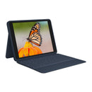 Logitech Rugged Folio Combo 3 Keyboard/Cover Case iPad (7th, 8th, 9th Generation) Tablet Blue 920-009320 (New)