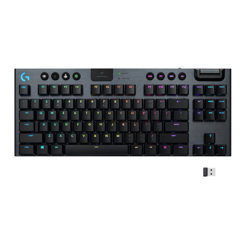 Logitech G915 TKL Tenkeyless Lightspeed Wireless RGB Mechanical Gaming Keyboard 920-009529 (New)