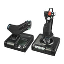 Logitech Saitek X52 Professional H.O.T.A.S. Part-Metal Throttle and Stick Simulation Controller 945-000022 (New)