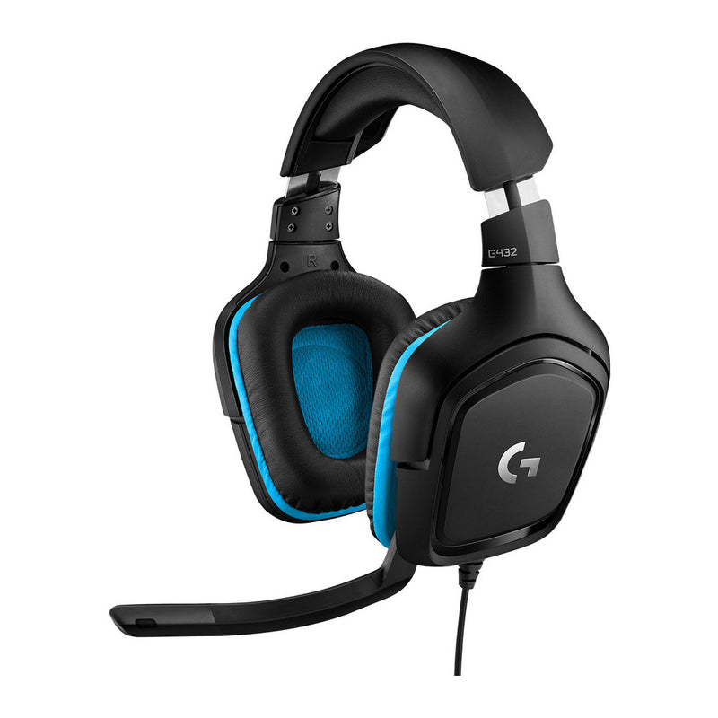 Logitech G432 7.1 Surround Sound Gaming Headset Black 981-000769 (New)