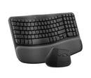 Logitech Wave Keys and Lift Combo keyboard Mouse included Universal Bluetooth QWERTY US English Graphite