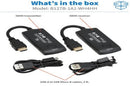Eaton B127B-1A1-WH4HH AV extender AV repeater Black