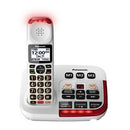 Panasonic KX-TGM420W Amplified Cordless Phone with Answering Machine White (New)