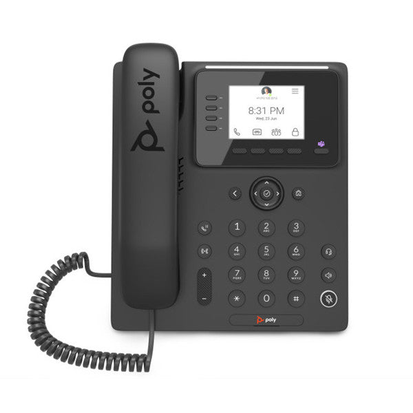 Polycom 2200-49690-019 CCX 350 PoE Media Phone Teams HP 848Z7AA