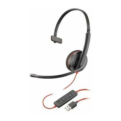 HP Blackwire C3210 USB-A Black Headset TAA (Bulk) HP 8S0L3A6