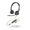 Poly Blackwire 3325 Stereo Microsoft Teams Certified USB-C Headset +3.5mm Plug +USB-C/A Adapter HP 8X222AA (New)