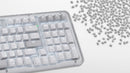 Logitech Alto Keys K98M keyboard Universal RF Wireless + Bluetooth QWERTY US English White
