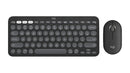 Logitech Pebble 2 Combo keyboard Mouse included Universal RF Wireless + Bluetooth QWERTY English Graphite