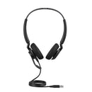Jabra Engage 40 - Inline Link,Stereo,USB Headset Wired Head-band Office/Call center USB Type-C / USB Type-A Black