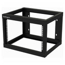 StarTech RK619WALLO 6U 19" Deep Open Frame Wall Mount Network Rack (New)