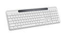 Logitech 920-013787 keyboard RF Wireless + Bluetooth English White