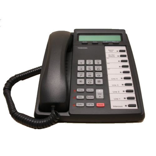 Toshiba DKT-3010C-SD Speaker Display Phone (Charcoal/Refurbished)
