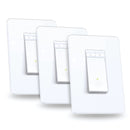 TP-Link HS220P3 Kasa Smart Wi-Fi Light Switch, Dimmer 3-Pack (New)