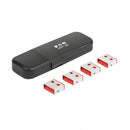 Tripp Lite U2BLOCK-A-KEY port blocker Port blocker key USB Type-A Black Plastic 4 pc(s)