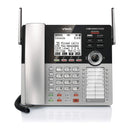 VTech CM18445 Main Console DECT 6.0 4-Line Expandable Small Business Office Phone (Silver Black/New)