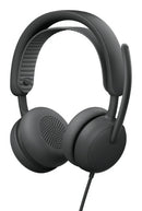 Logitech Zone Wired 2 Headset Head-band Calls/Music USB Type-C / USB Type-A Graphite