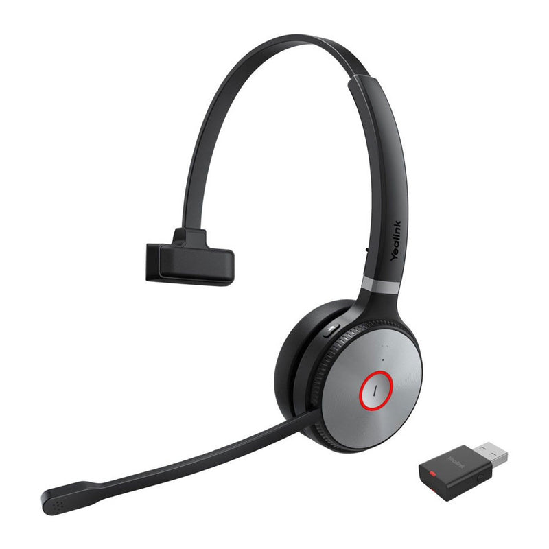 Yealink WH62 Portable Mono UC - Draadloze headset - OECYWH62PMONO Yealink WH62 Portable Mono UC - Draadloze headset - OECYWH62PMONO