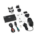 Tripp Lite B127A-1A1-BHFH AV extender AV transmitter & receiver Black, White