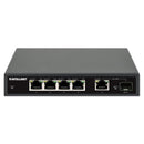 Intellinet 561822 5-Port Gigabit PoE+ Switch With SFP Port (New)
