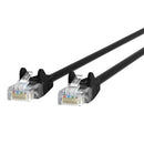 Belkin A3L791-08-BLK-S 8ft Cat5e Patch Cable