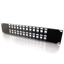 C2G 03859 24-Port Blank Keystone & Multimedia Patch Panel