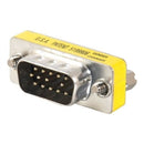 C2G 20686 HD15 VGA Mini Gender Changer Coupler Male/Male