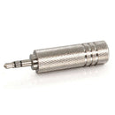 C2G 40636 3.5mm Stereo to 6.3mm Stereo Adapter Male/Female